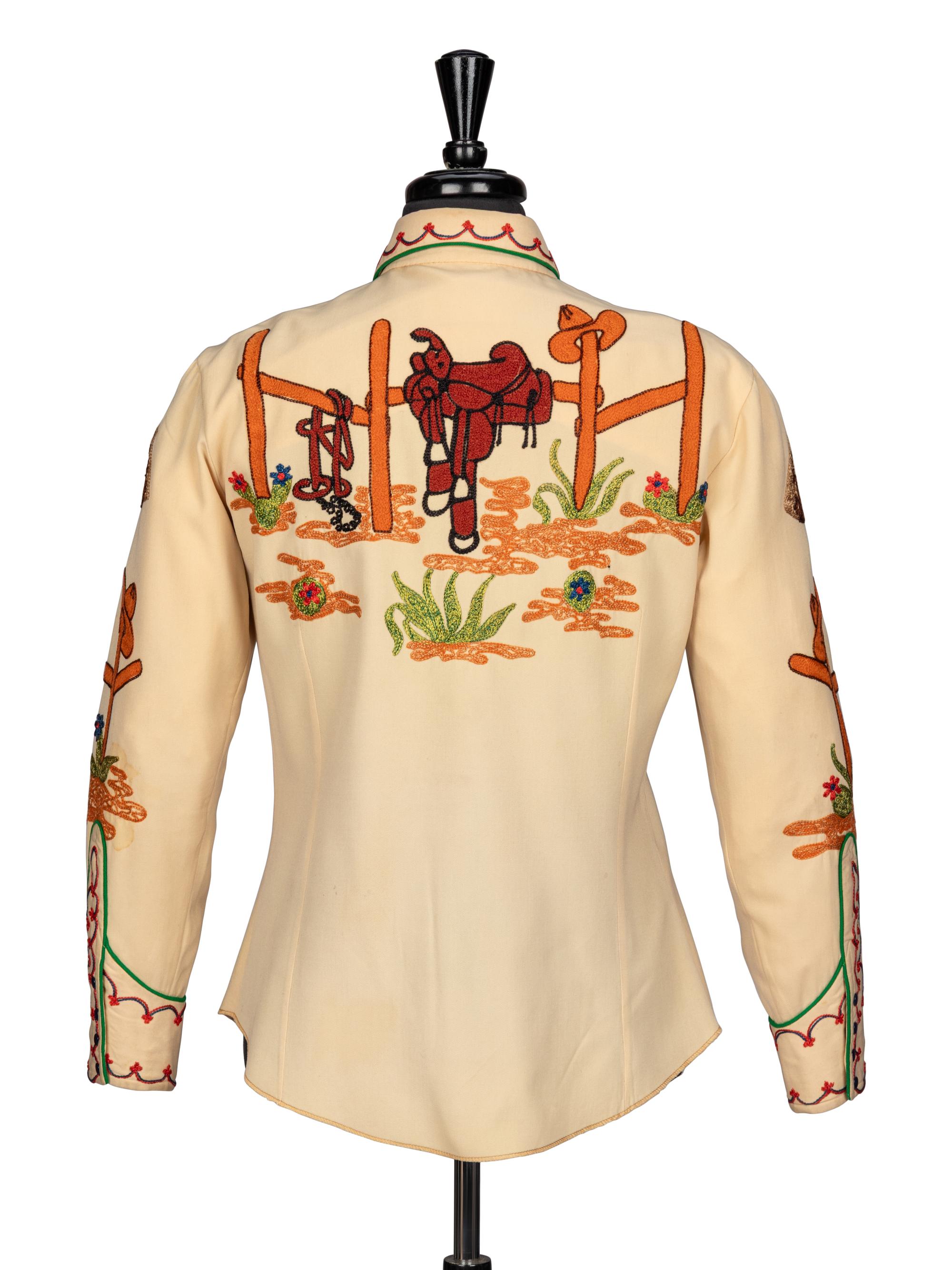 Nathan Turk, Embroidered Cowboy Shirt