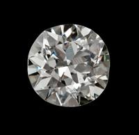 A 3.35 Carat Transitional Brilliant Cut Diamond, 5.70 dwts.