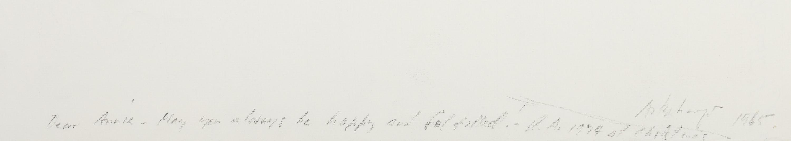 Untitled (Table and Place Setting), 1965