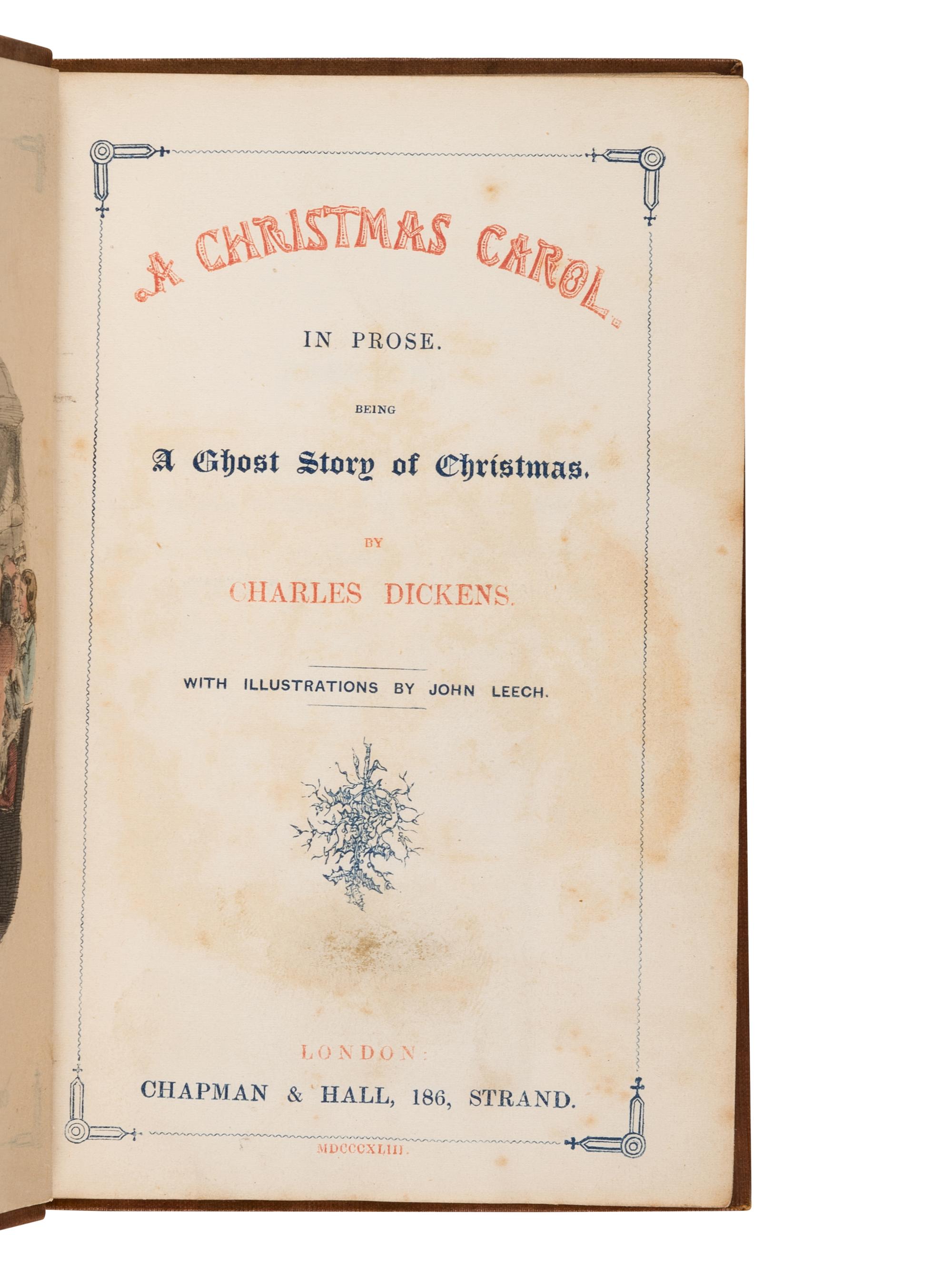 DICKENS, Charles (1812-1870). [Christmas Books].