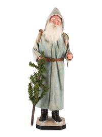 A Contemporary Papier-Mâché Santa Claus Candy Container