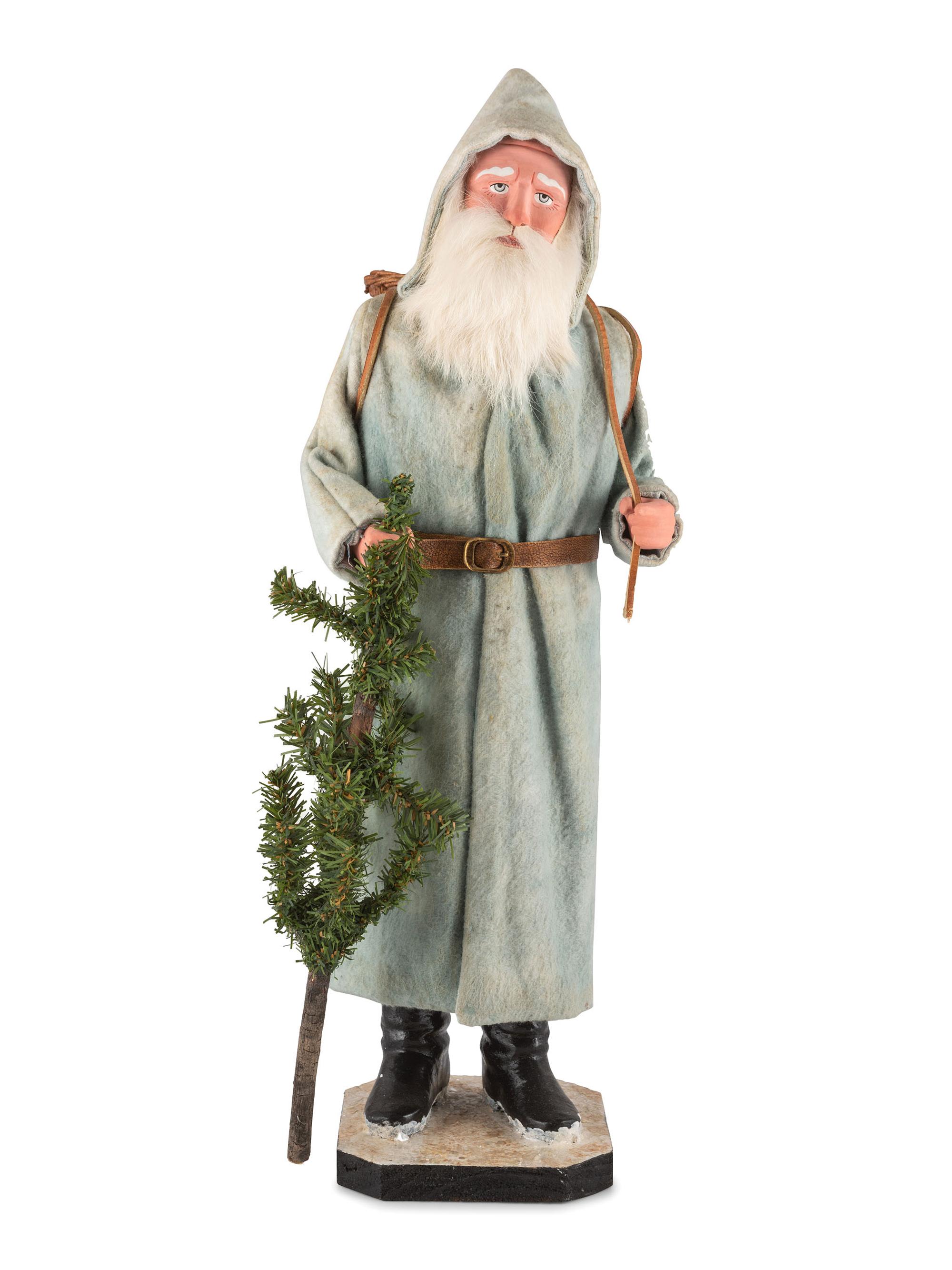 A Contemporary Papier-Mâché Santa Claus Candy Container