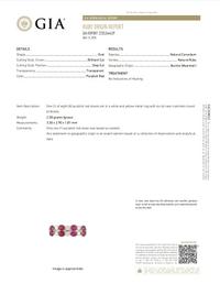 UNHEATED BURMESE RUBY AND DIAMOND RING
