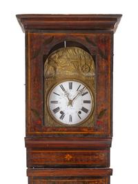 A French Painted Comtoise Clock
