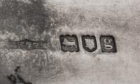 An Edwardian Silver Paper Knife, Andrew Barrett & Sons, London, 1902, having a circular handle inset with a magnifier and applied with