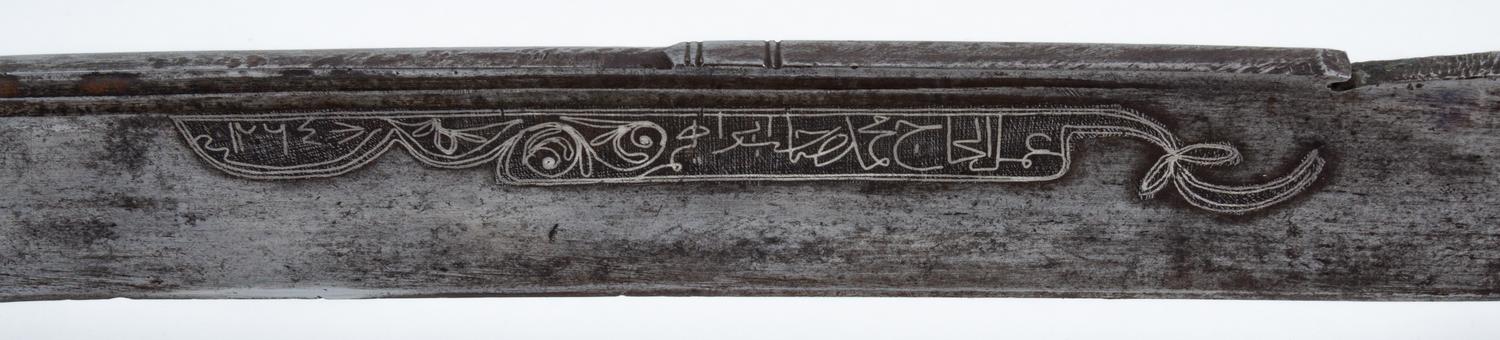 A Turkish Silver-Gilt Yataghan Sword