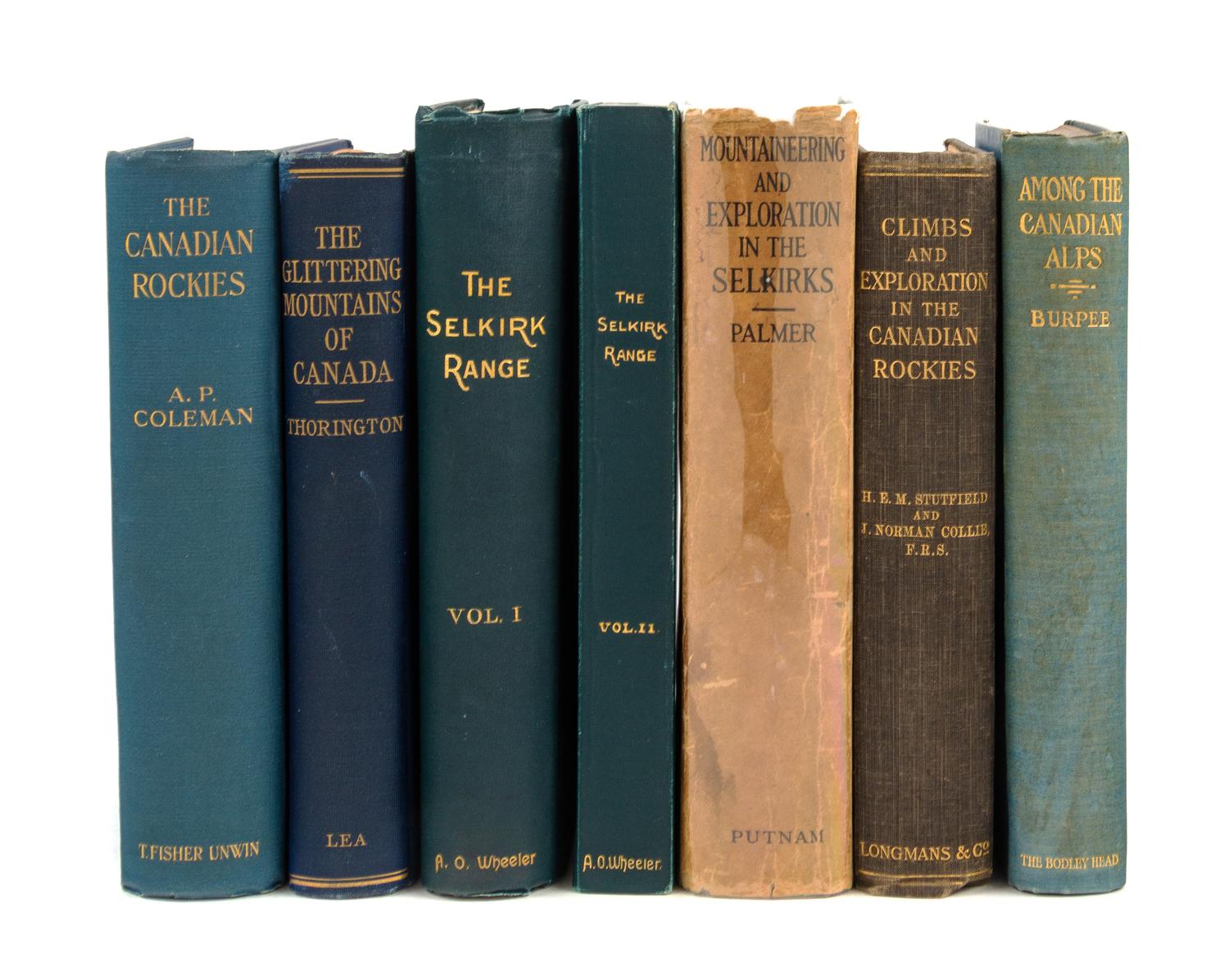 [CANADIAN ROCKIES]. A group of 6 works, comprising: