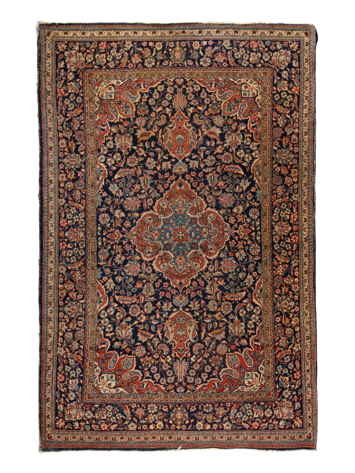A Feraghan Sarouk Wool Rug