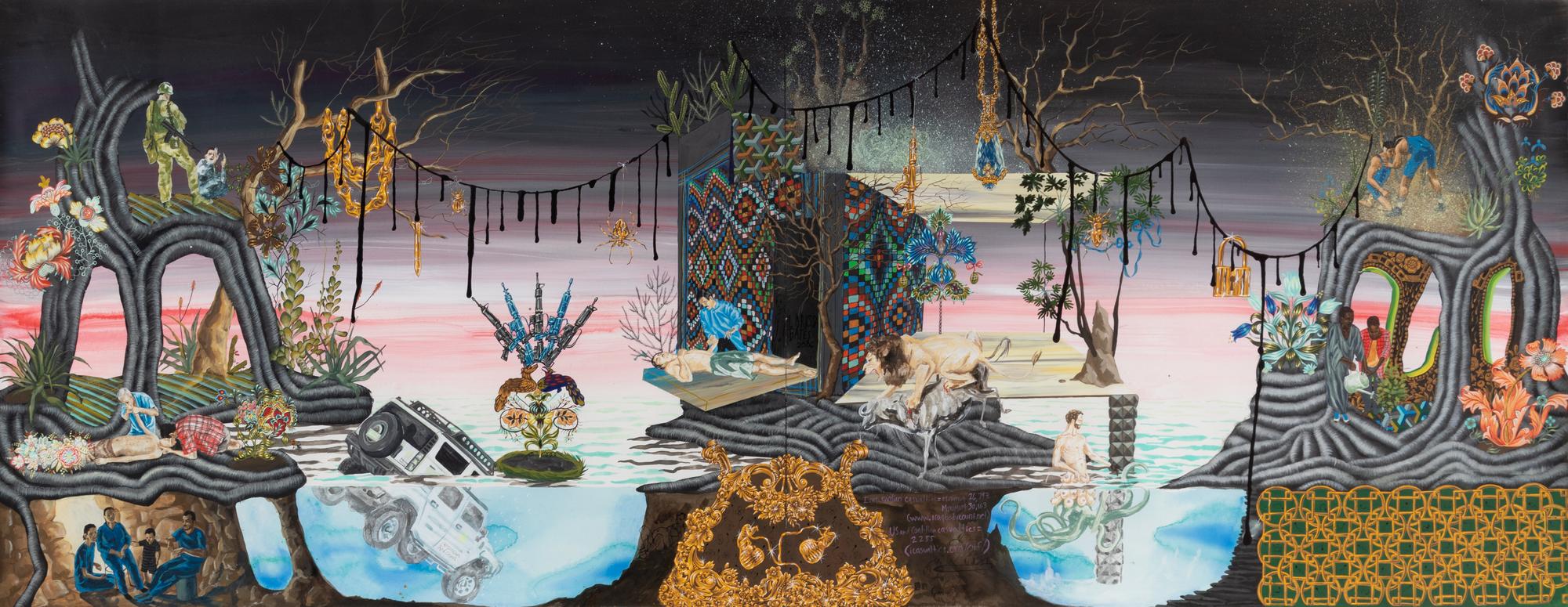 Enhanced Interrogation Techniques, Number 6 (Diptych), 2006