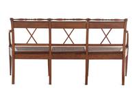 A French or Italian Provincial Fruitwood Bench