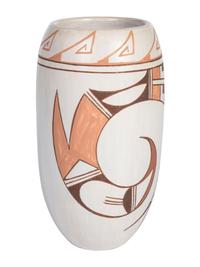 Polychrome Pottery Vase