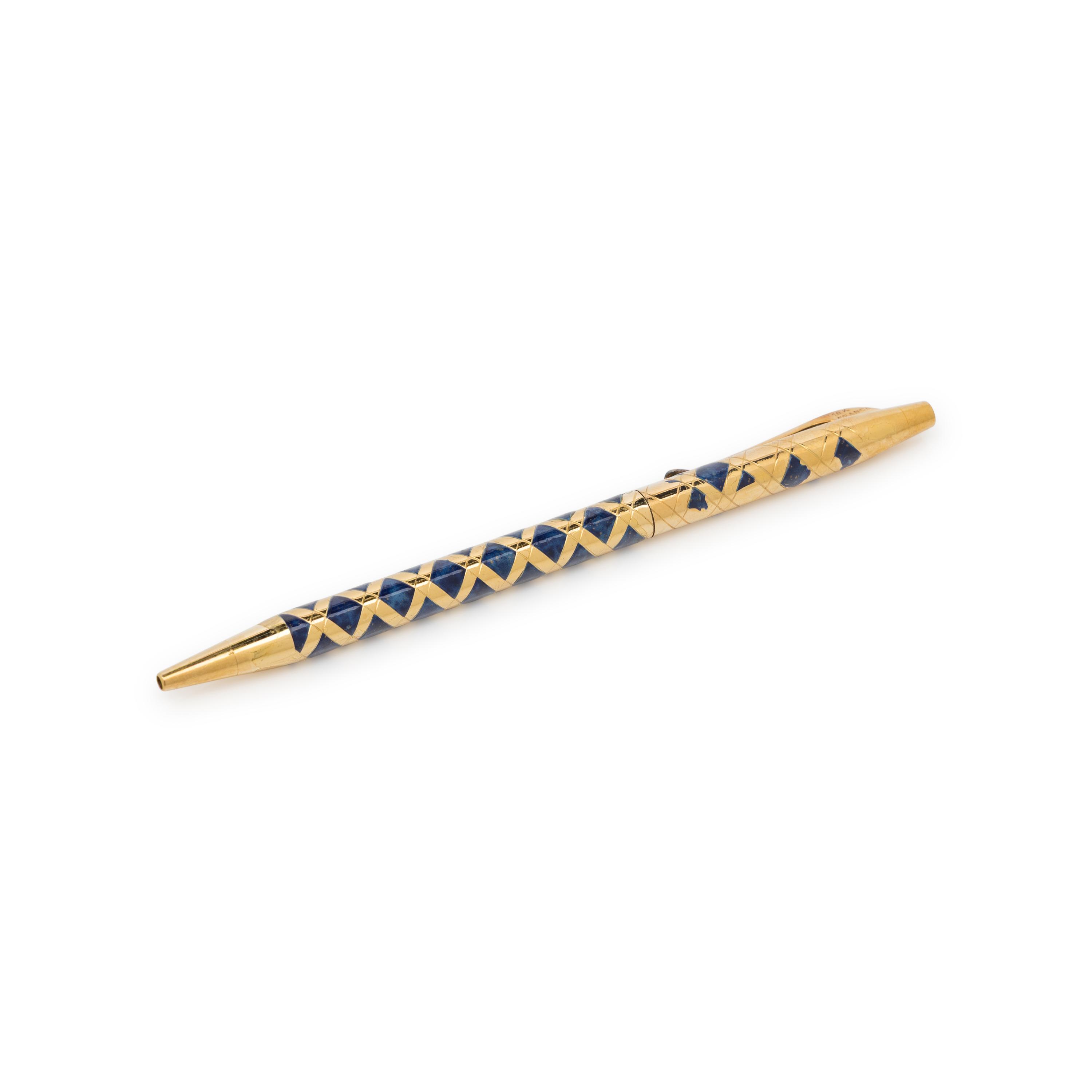 Van Cleef & Arpels, 18k Gold & Enamel Ballpoint Pen