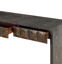 An R&Y Augousti Shagreen Console Table
