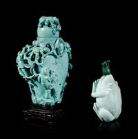 Two Turquoise Snuff Bottles