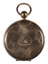 [CIVIL WAR]. Sweetheart locket containing ambrotype of a 5th US Infantry sergeant.