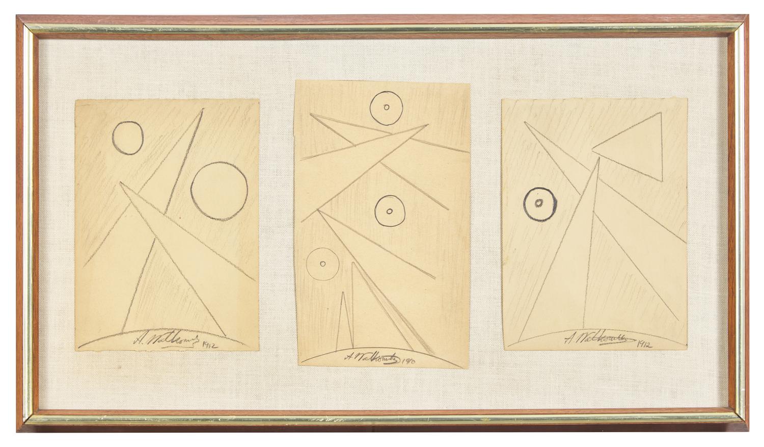 Two Sets of Three Works: Abstraction , 1906-1912 (2)