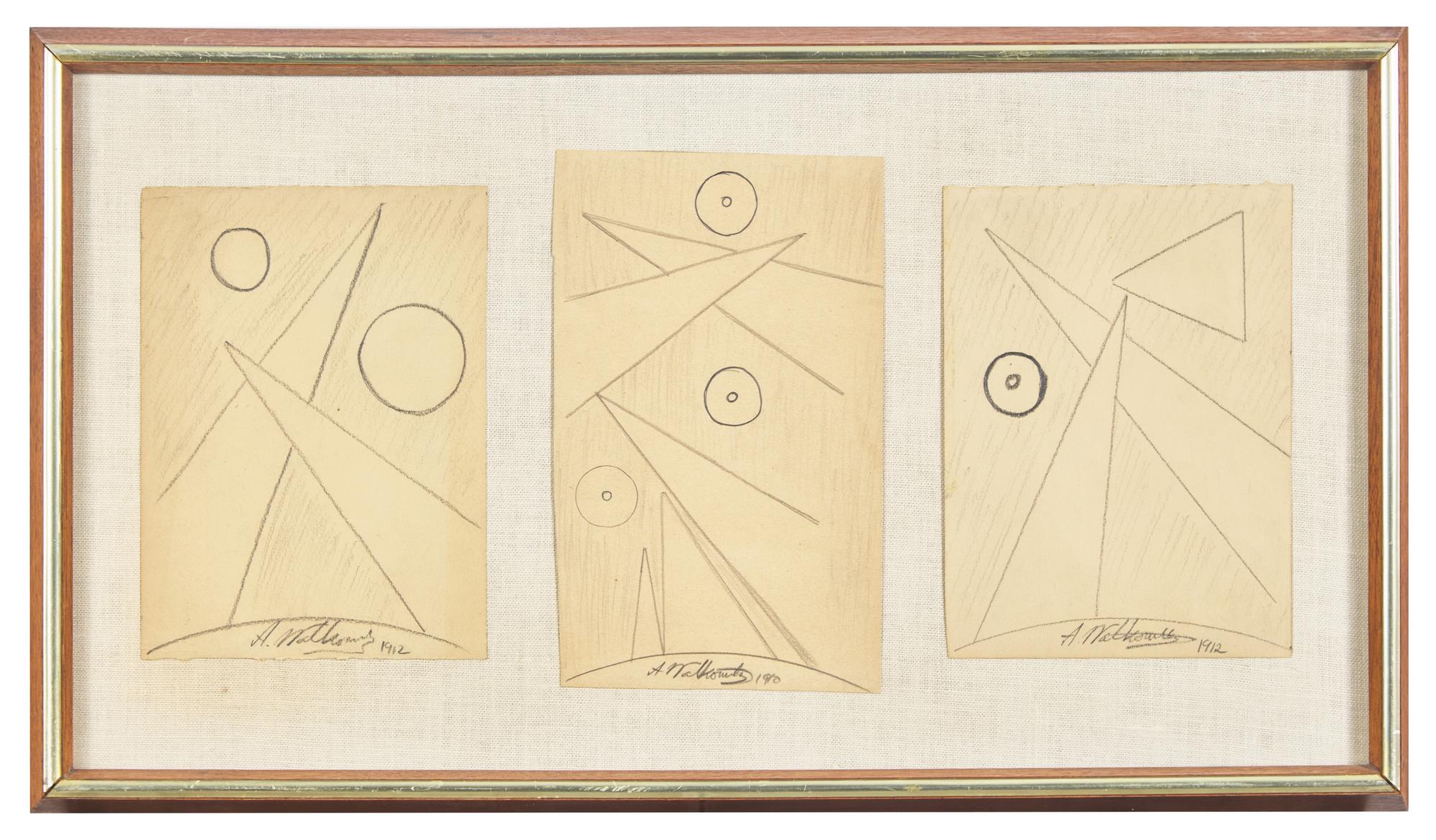 Two Sets of Three Works: Abstraction , 1906-1912 (2)