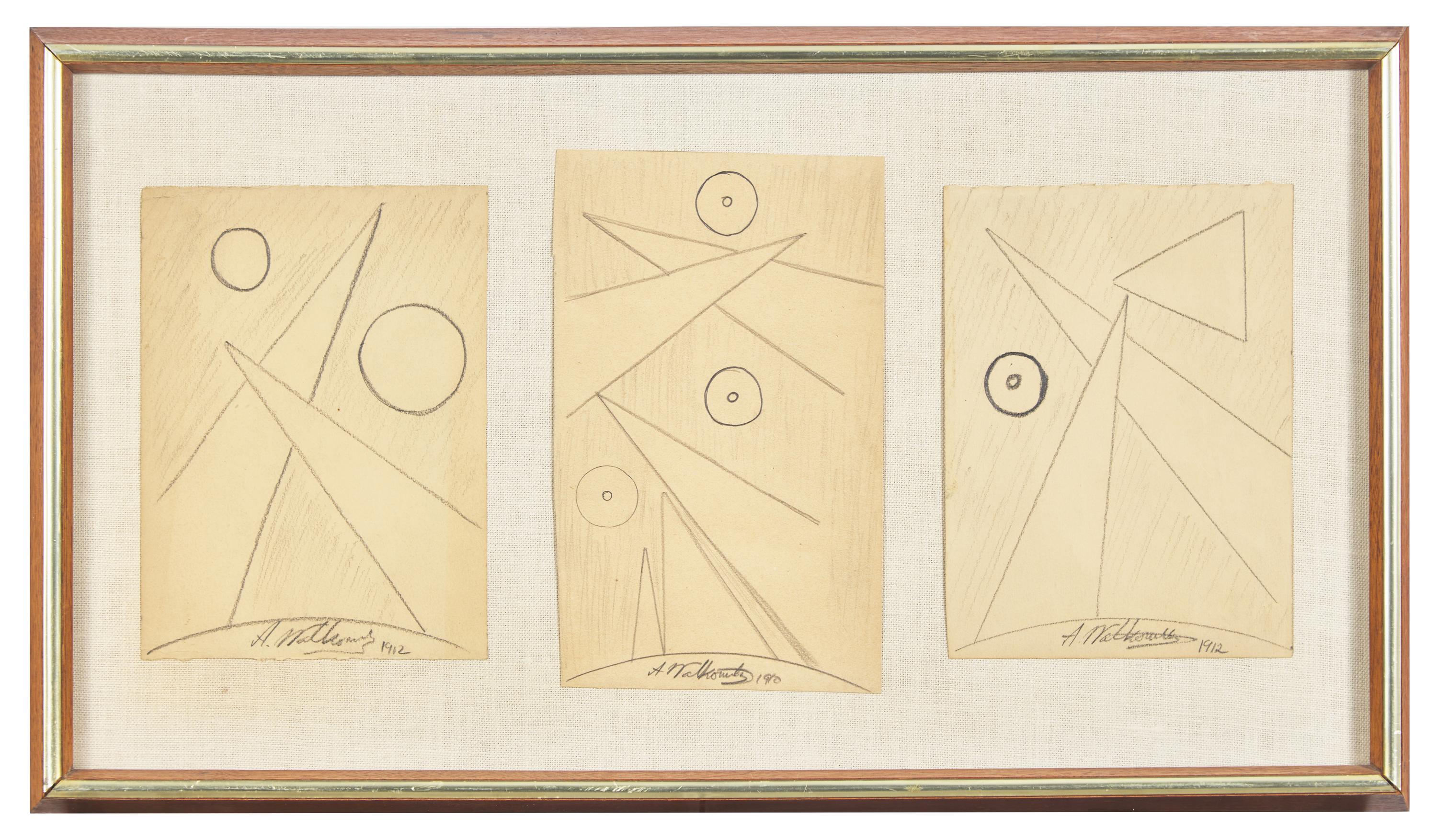 Two Sets of Three Works: Abstraction , 1906-1912 (2)