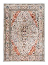 An Indo-Tabriz Wool Rug