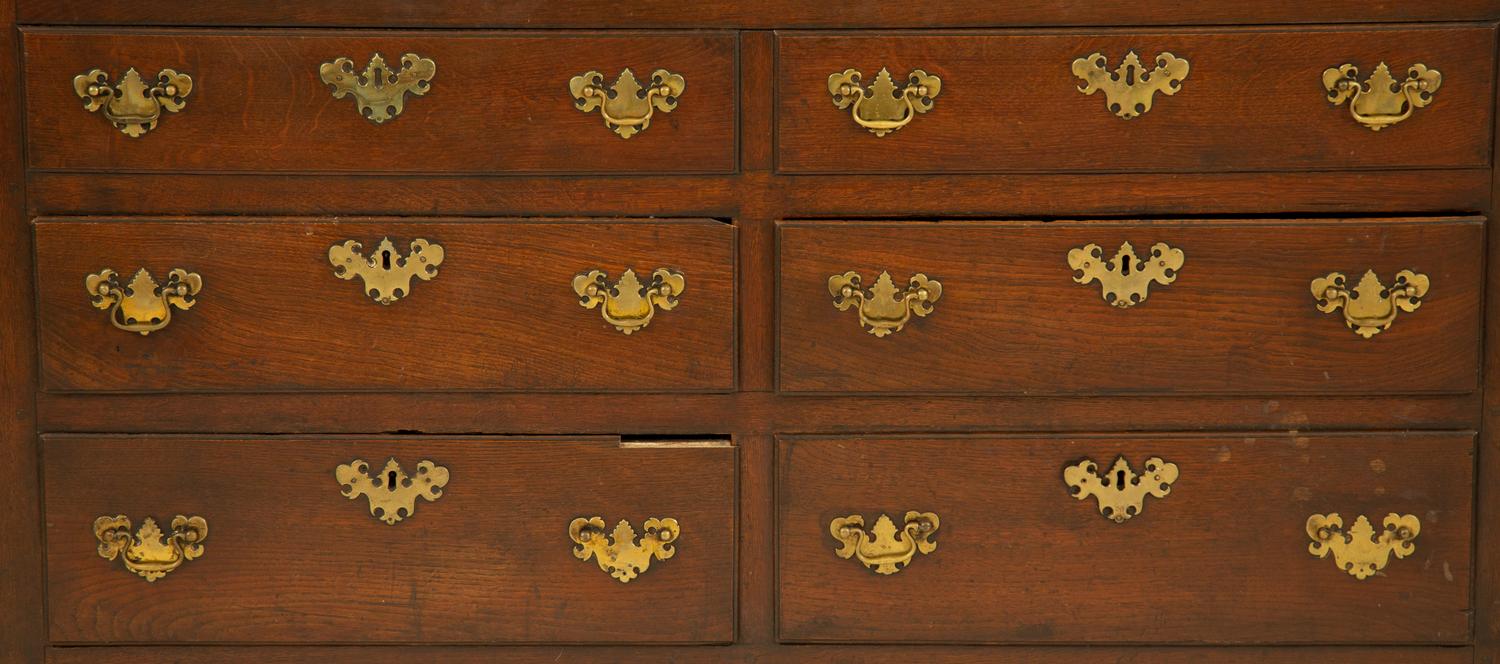 A George I Oak Livery Cupboard