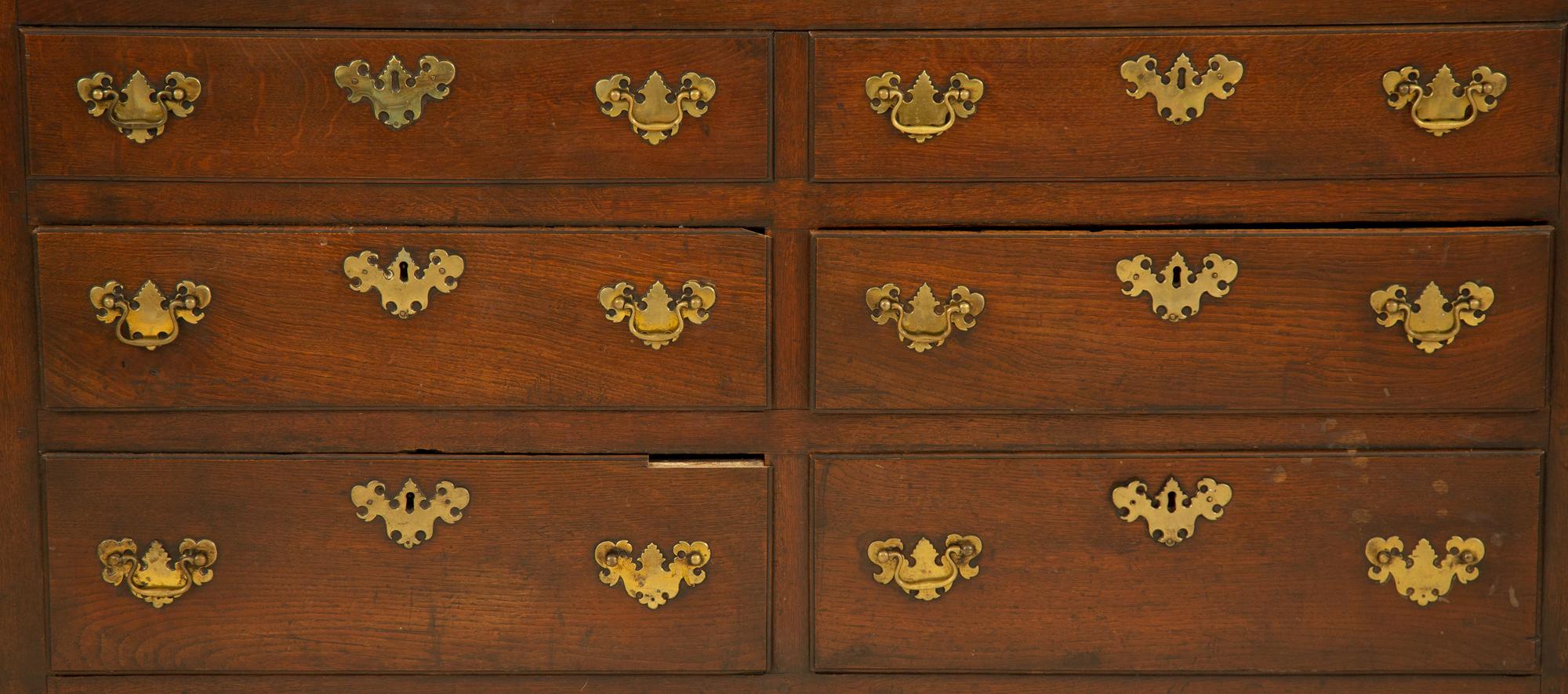A George I Oak Livery Cupboard