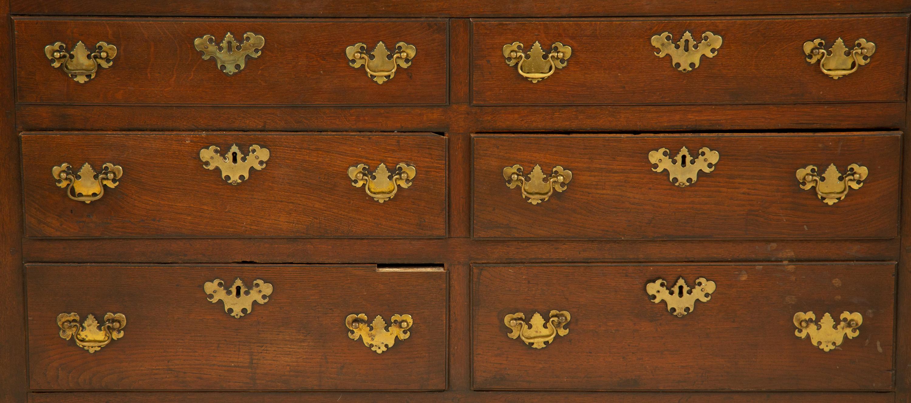 A George I Oak Livery Cupboard