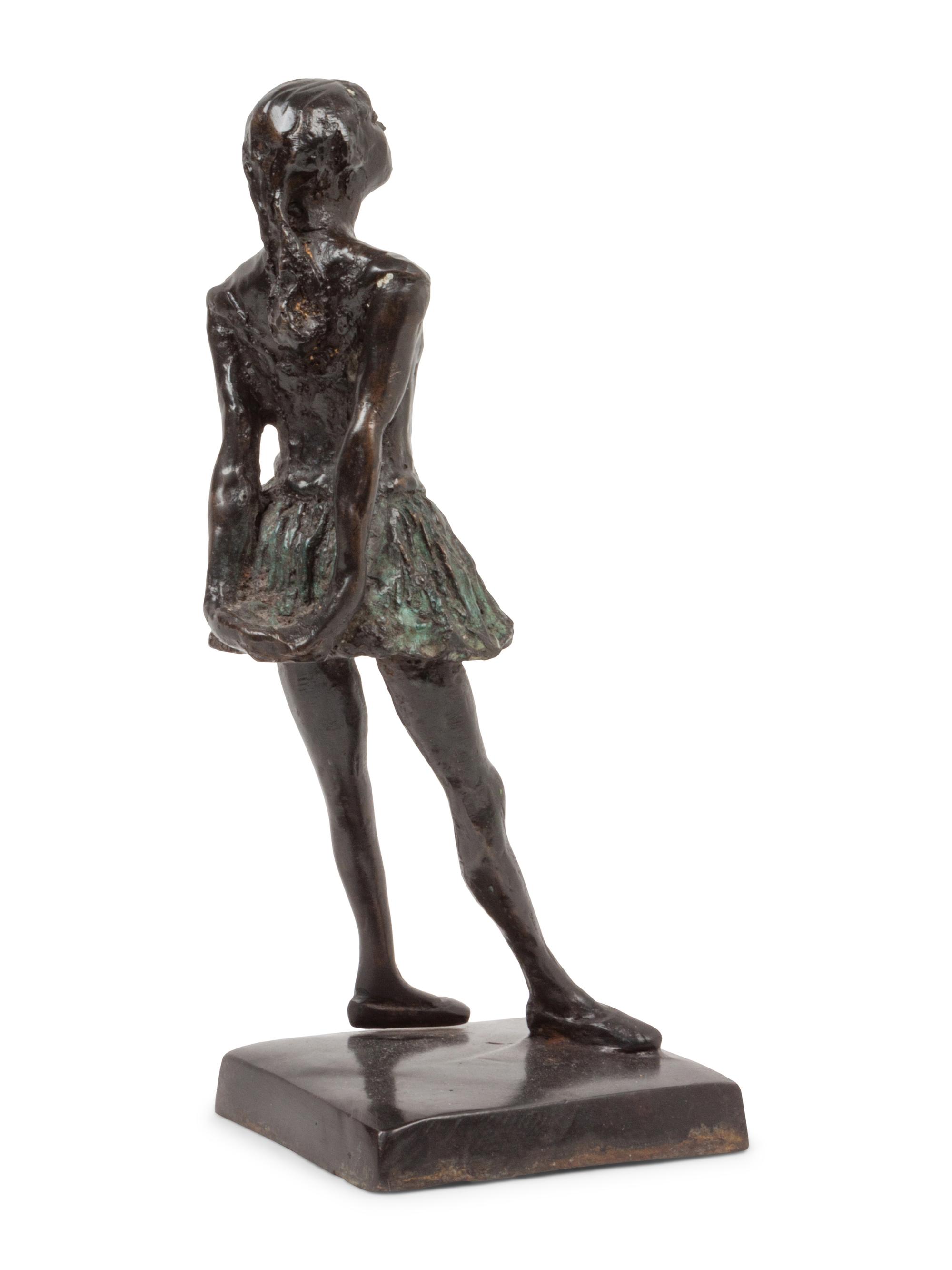 A Pair of Bronze Figures, One After Edgar Degas