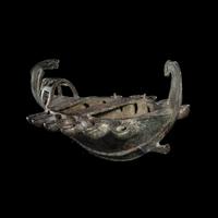 A Late Roman Bronze Lamp in the Form of a Ship