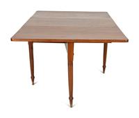 An American Mahogany Drop Leaf Dining Table