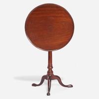 A Chippendale carved mahogany tilt-top candlestand Philadelphia, PA, circa 1770