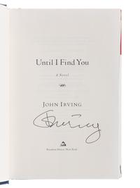 IRVING, John (b. 1942). A group of 7 works by Irving, MOST FIRST EDITION, MOST SIGNED, comprising: