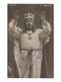 [20TH-CENTURY OPERA SINGERS]. A group of 6 signed photographs or photographic postcards of opera singers from the 1900s, comprising images of: