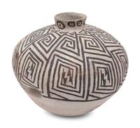 McElmo Black-on-White Pottery Jar