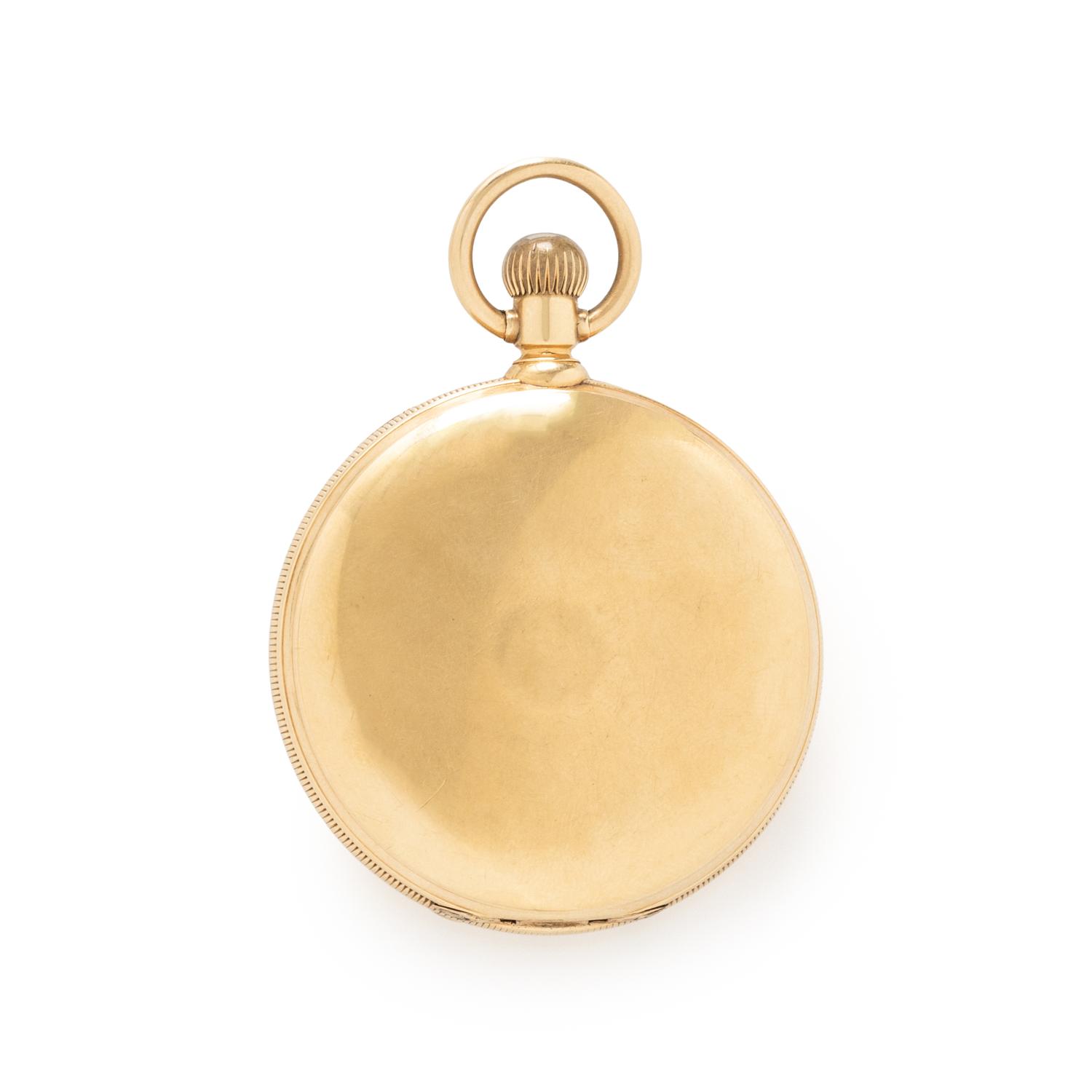 J.E. CALDWELL & CO., 18K YELLOW GOLD POCKET WATCH