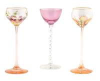 A Group of Continental Glass Stemware