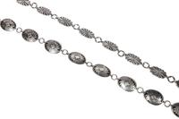 Two Southwestern Silver Link Concho Belts Length of longer 35 inches