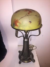 A Pairpoint Lamp Base Height overall 21 inches.