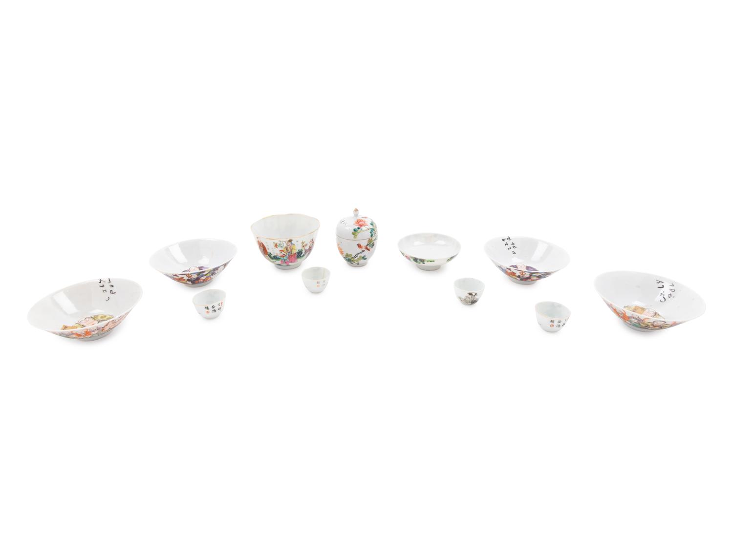 Ten Chinese Porcelain Wares