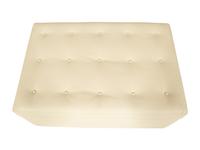 A Contemporary Embossed Leather Ottoman