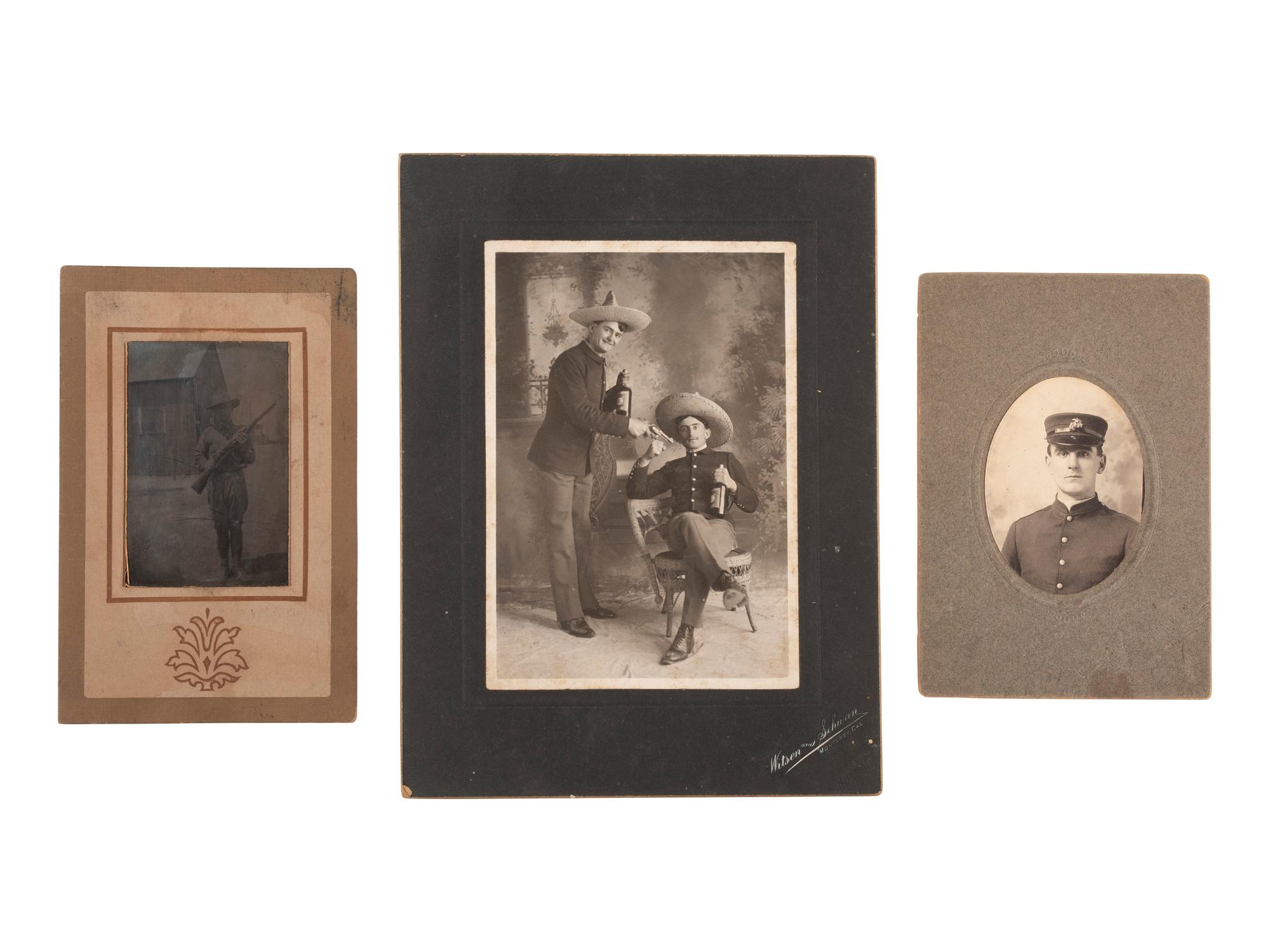 [WORLD WARS]. Archive featuring WWI photo album with scarce photographs from the Russian front.