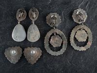 Group of Sterling Silver and High-Grade Turquoise Earrings