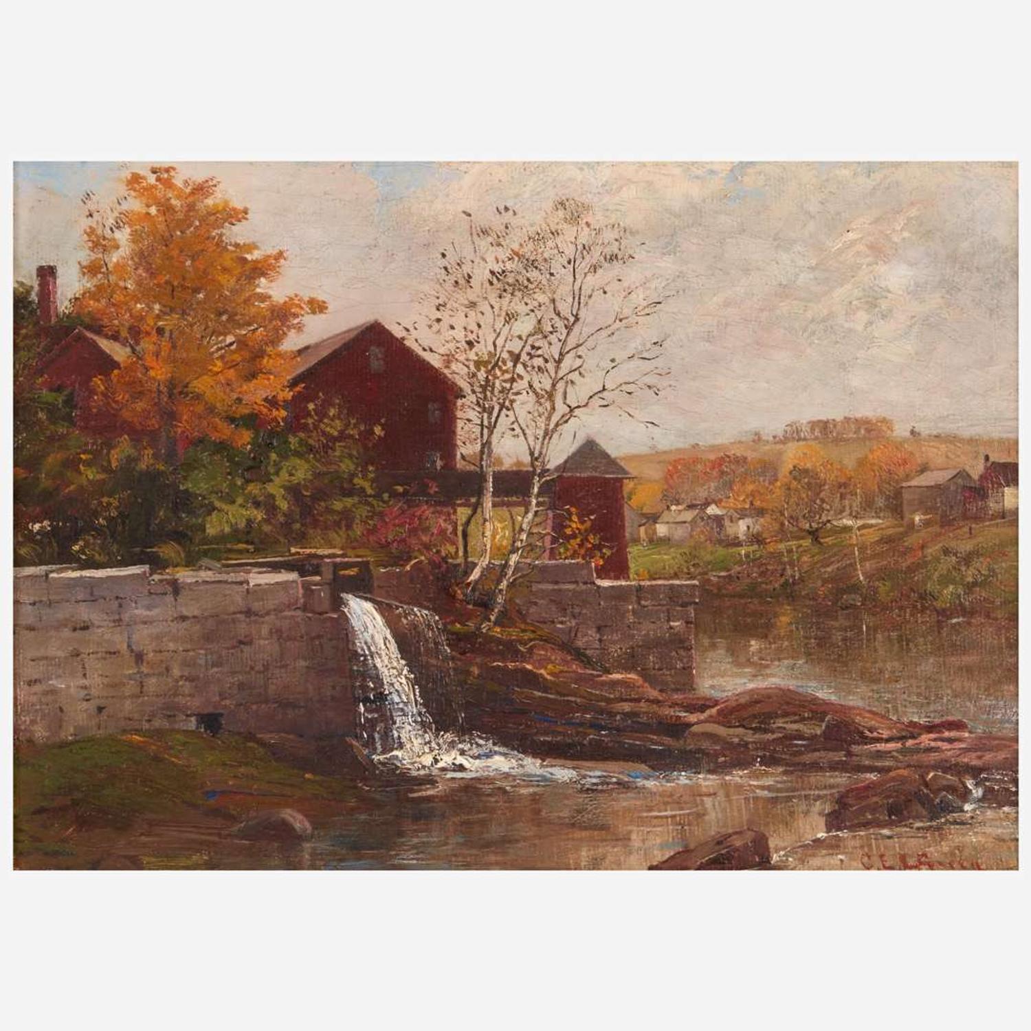 Charles Edwin Lewis Green (American, 1844–1915) The Old Factory