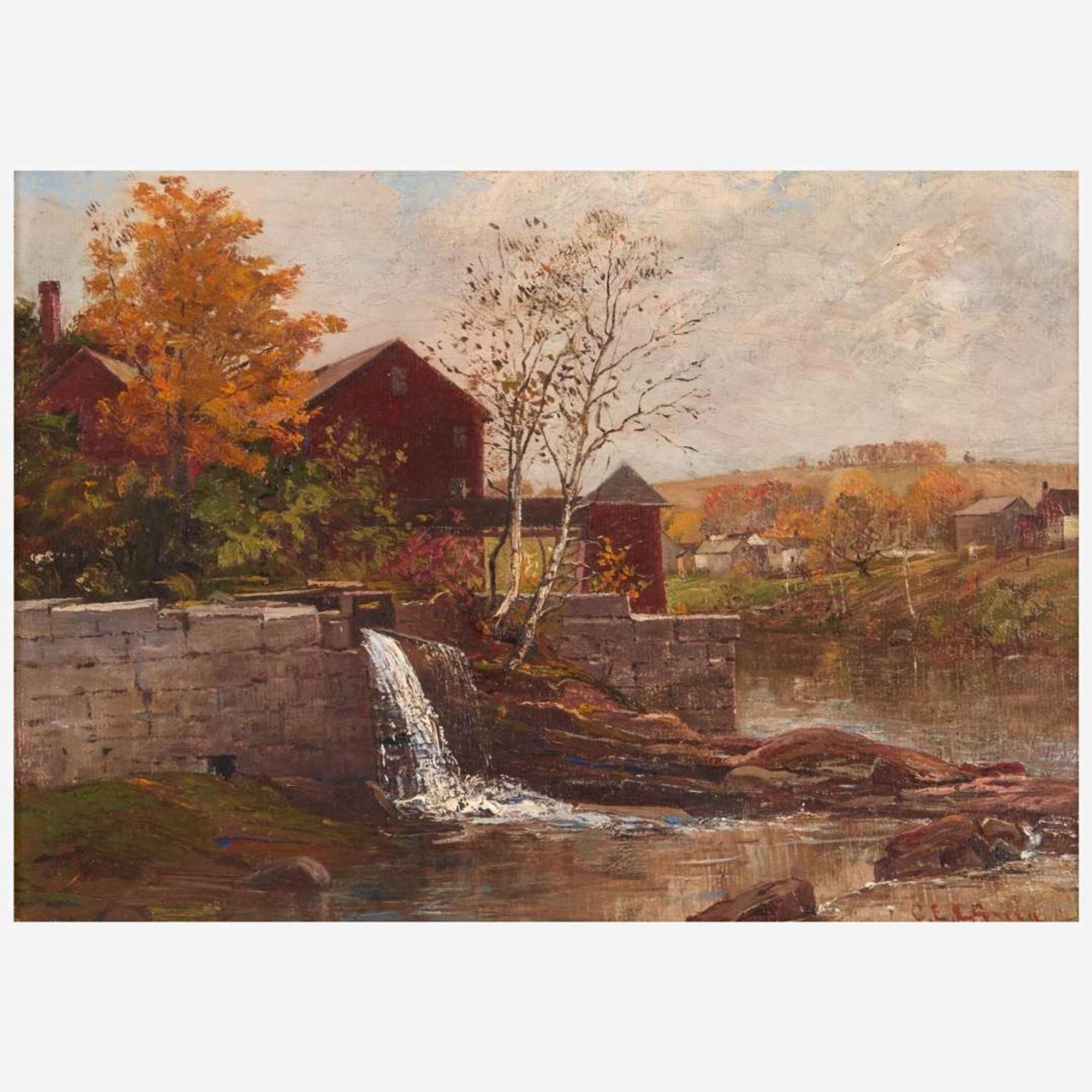Charles Edwin Lewis Green (American, 1844–1915) The Old Factory