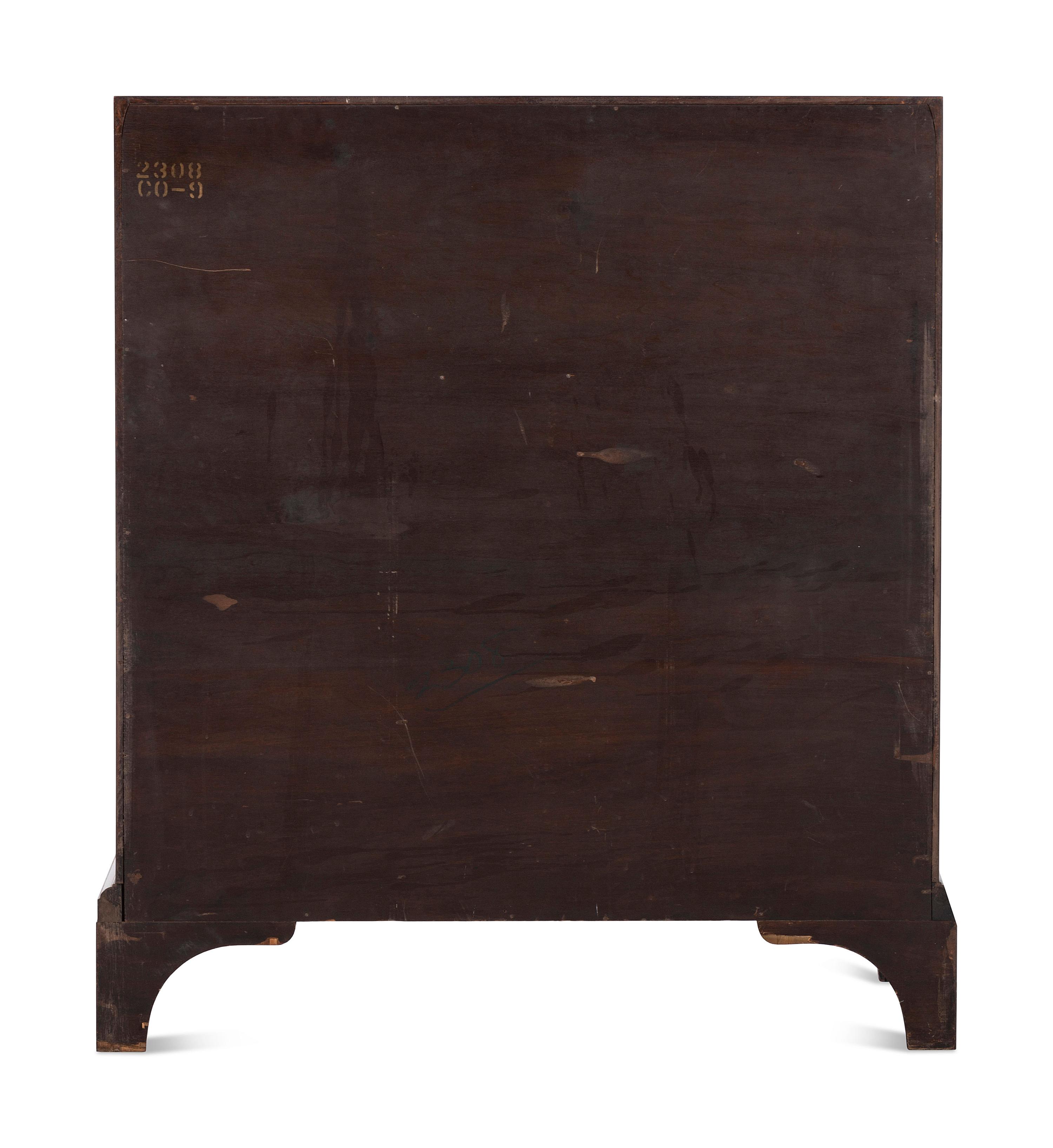 A Federal Style Inlaid Mahogany Slant Front Desk