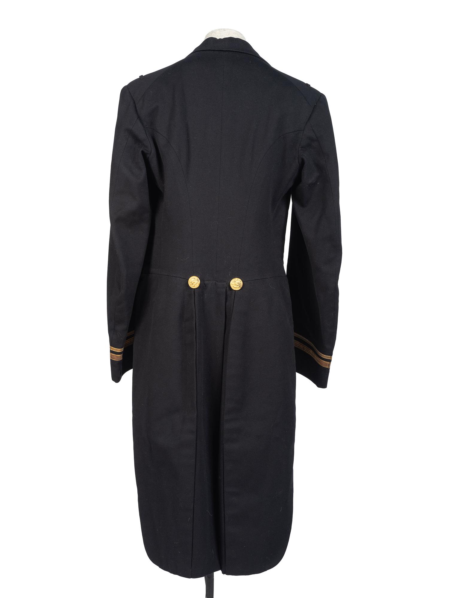 [MILITARIA]. Late 19th-to-early 20th-century US Navy officer's dress tailcoat.