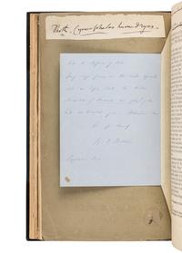 [BURTON, Francis, Sir (1821-1890)]. The Anthropological Review . Numerous extracted articles by Burton, bound with an ALS.