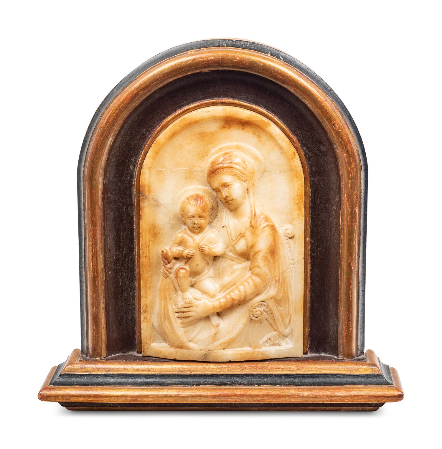 An Italian Alabaster Plaque