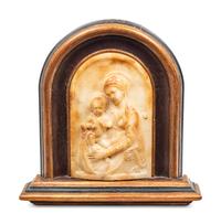 An Italian Alabaster Plaque