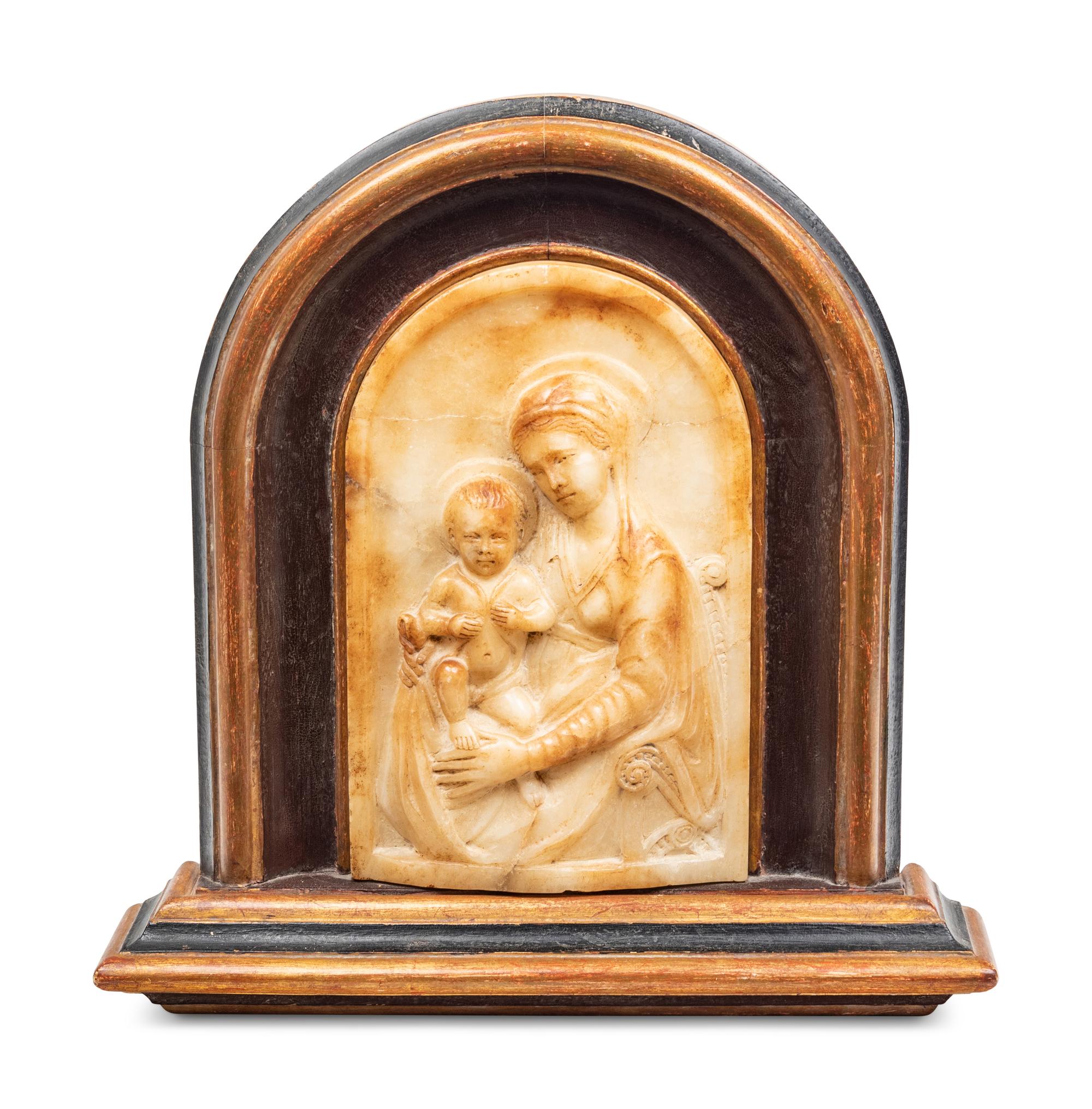 An Italian Alabaster Plaque