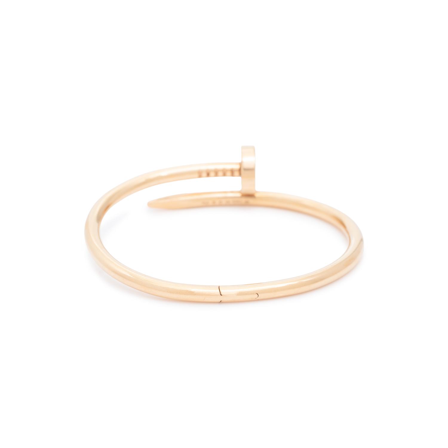 CARTIER, YELLOW GOLD 'JUSTE UN CLOU' BANGLE BRACELET